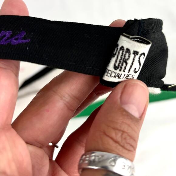 Vintage Black Phoenix Suns Team NBA Visor Sports Basketball - Picture 6 of 11